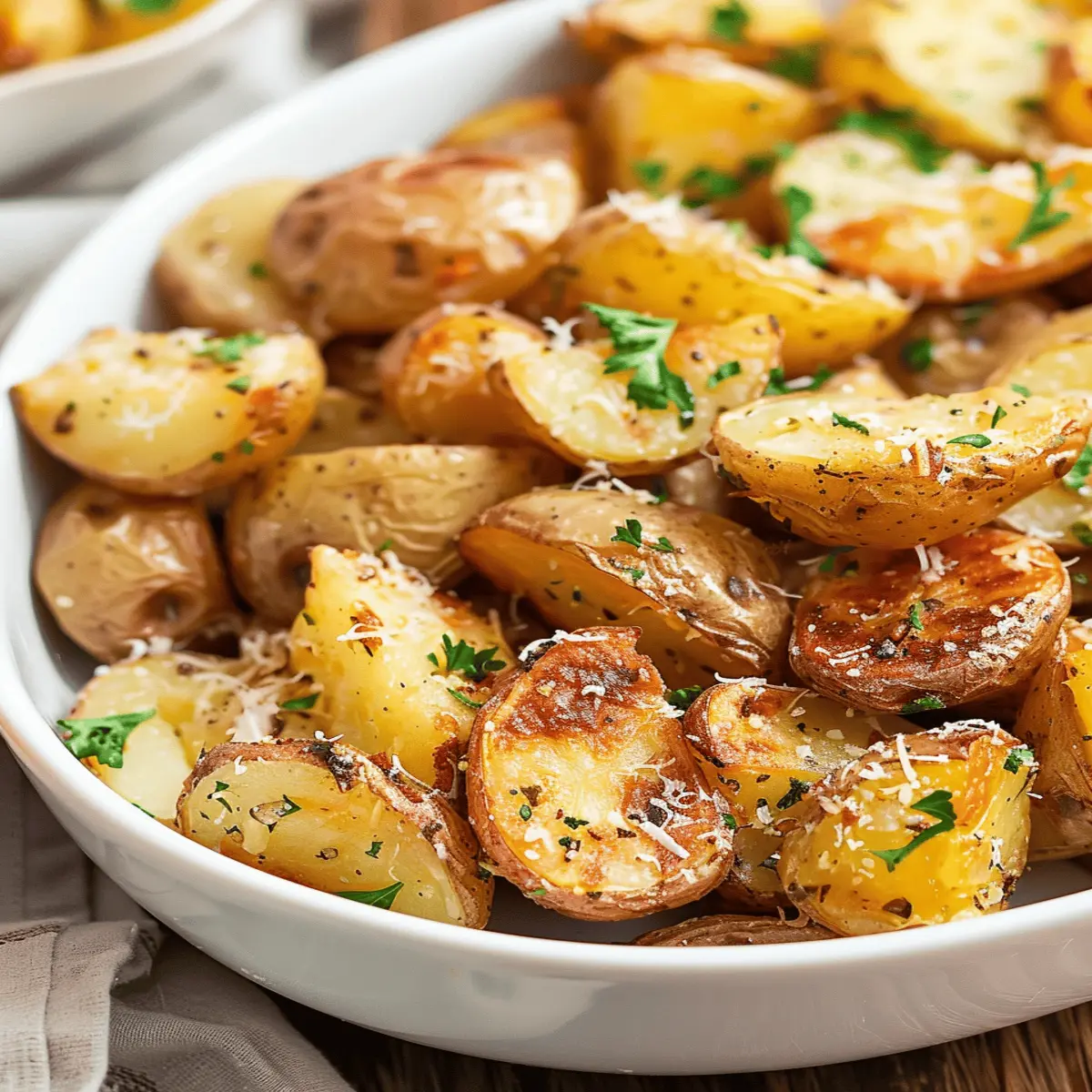 Air Fryer Garlic Parmesan Potatoes: Irresistibly Crispy Goodness