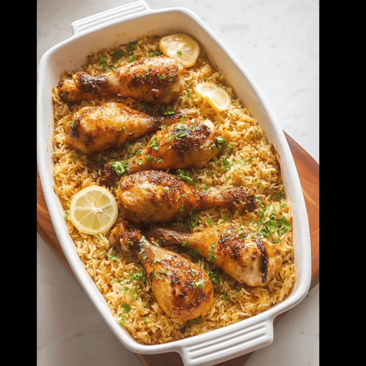 Baked Chicken Legs and Rice: Easy Comfort Food Delight