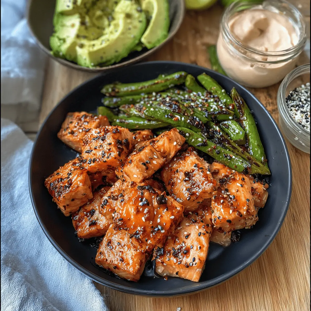 Baked Honey Garlic Salmon Bites: Irresistibly Juicy Goodness