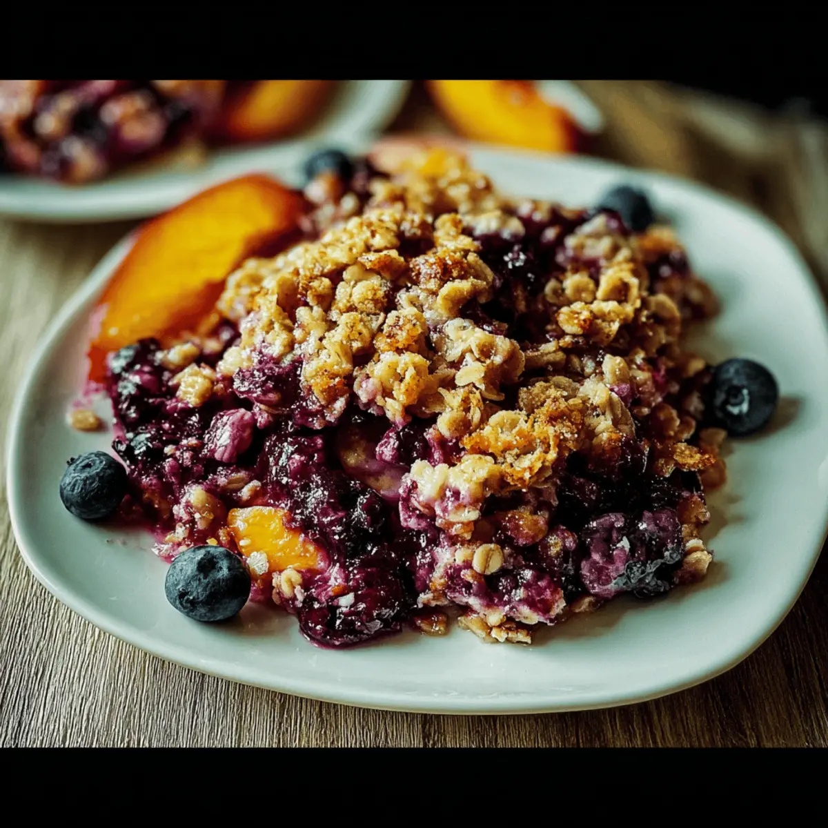 Blueberry Peach Crisp: Irresistibly Sweet and Easy Delight