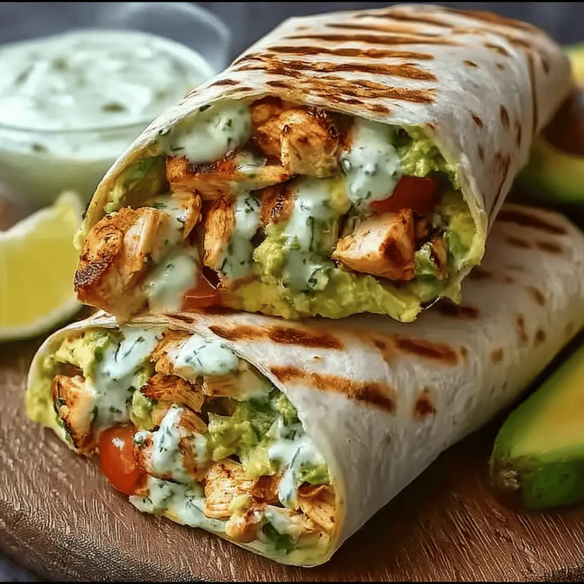 Chicken Avocado Ranch Burritos: Easy, Flavor-Packed Delight!