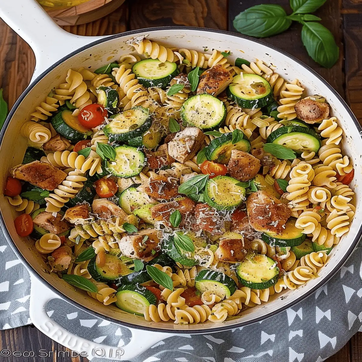 Chicken Zucchini Pasta Skillet: The Best One-Pan Delight!