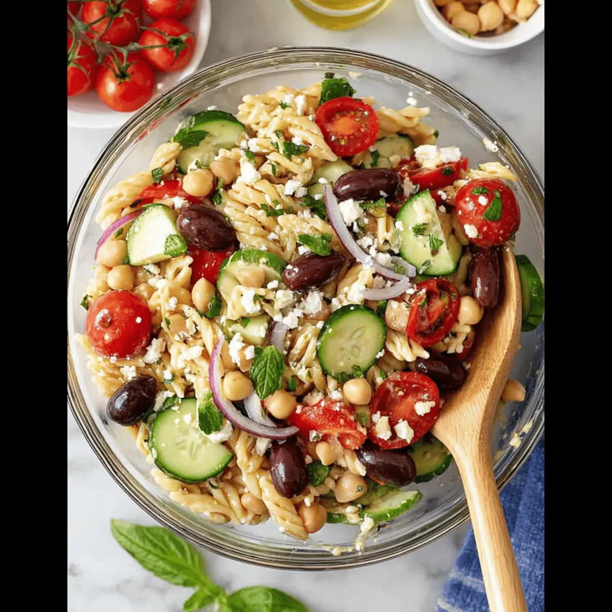 Mediterranean Pasta Salad: Easy, Flavorful & Refreshingly Bright