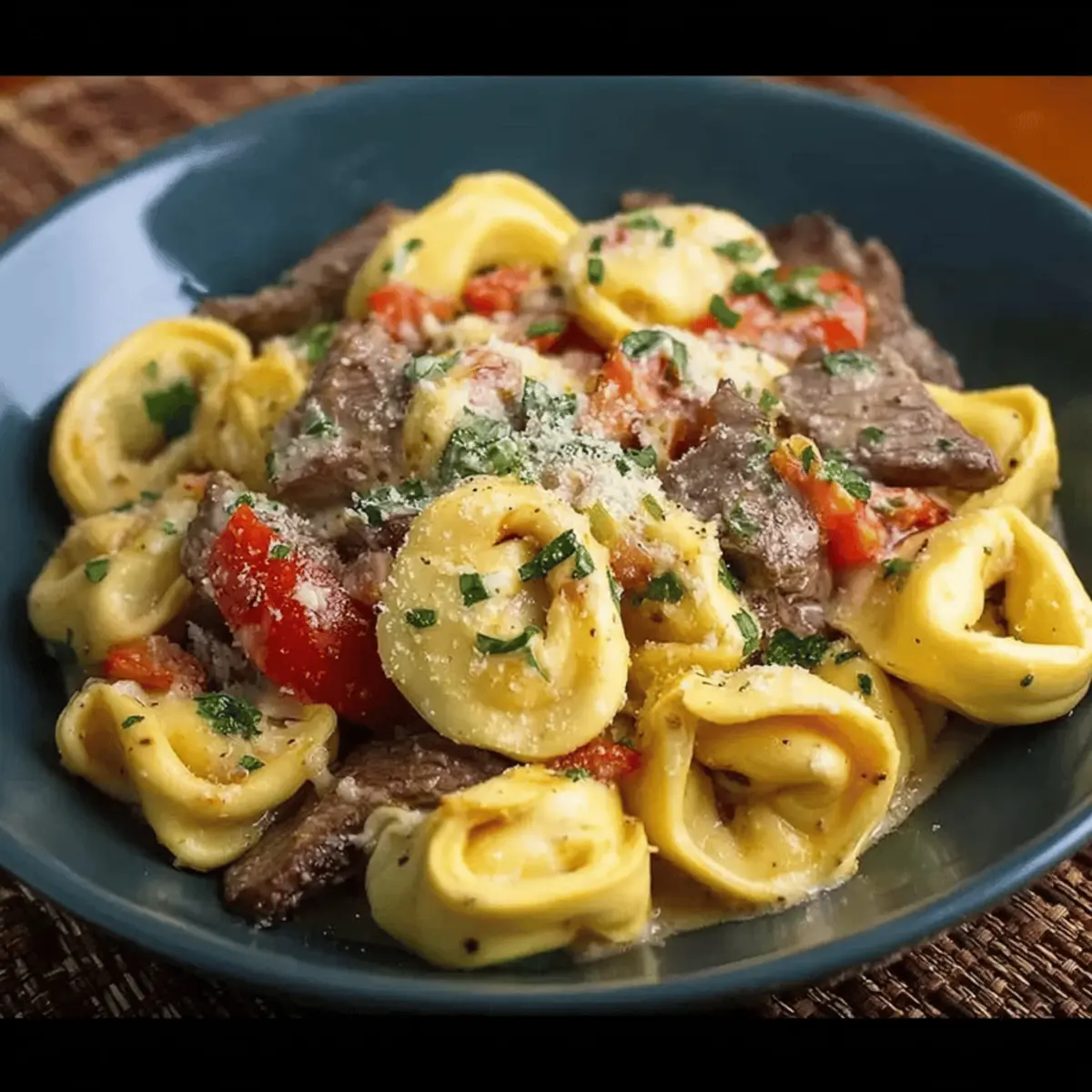 Philly Cheesesteak Tortellini: Indulgent Comfort in Every Bite
