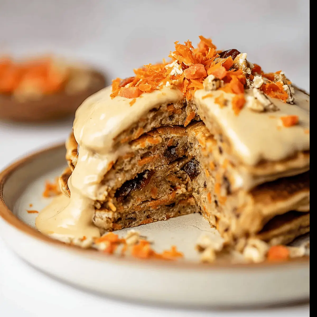 Vegan Carrot Cake Pancakes: Indulgent & Guilt-Free Delight