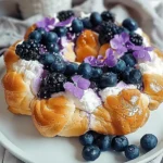 Blueberry Fluffy Cottage Cheese Cloud Bread Recipe