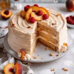 Brown Sugar Peach Layer Cake