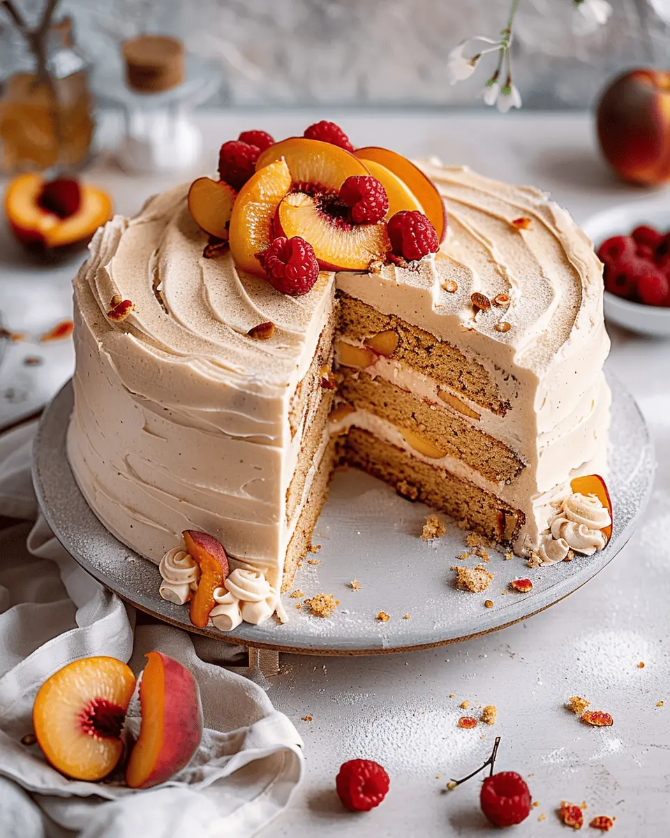 Brown Sugar Peach Layer Cake: Indulgent Dessert for All Occasions