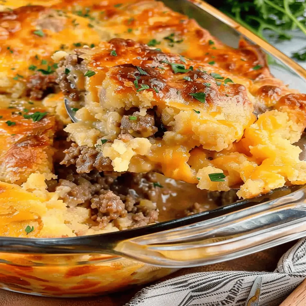 Cheddar Bay Ground Beef Cobbler: Easy Comfort Food Magic