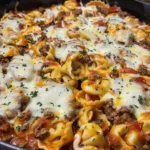 Cheesy Beef Enchilada Tortellini