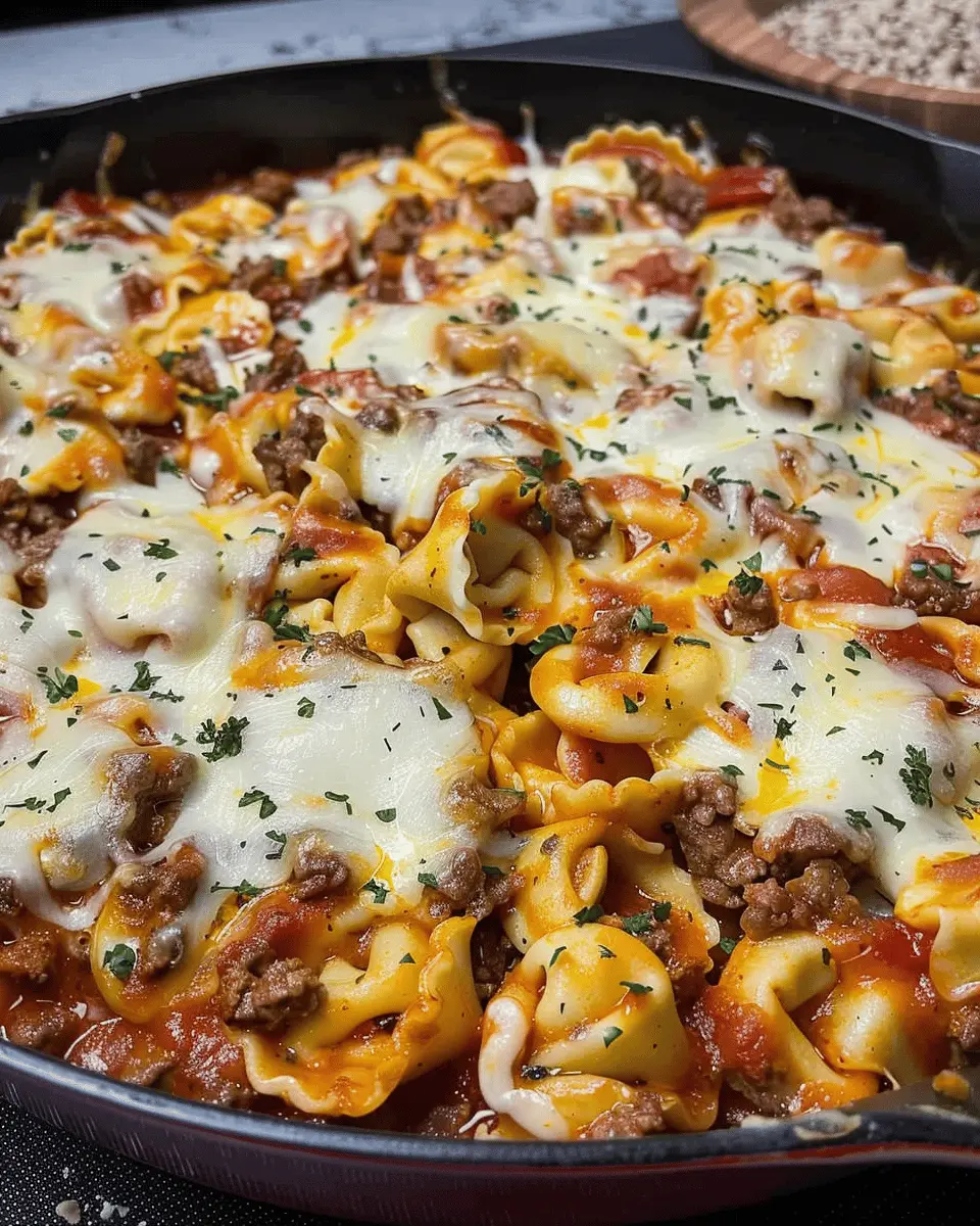 Cheesy Beef Enchilada Tortellini: Indulgent Comfort in a Bowl