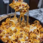Cheesy One Pan Pizza Tortellini