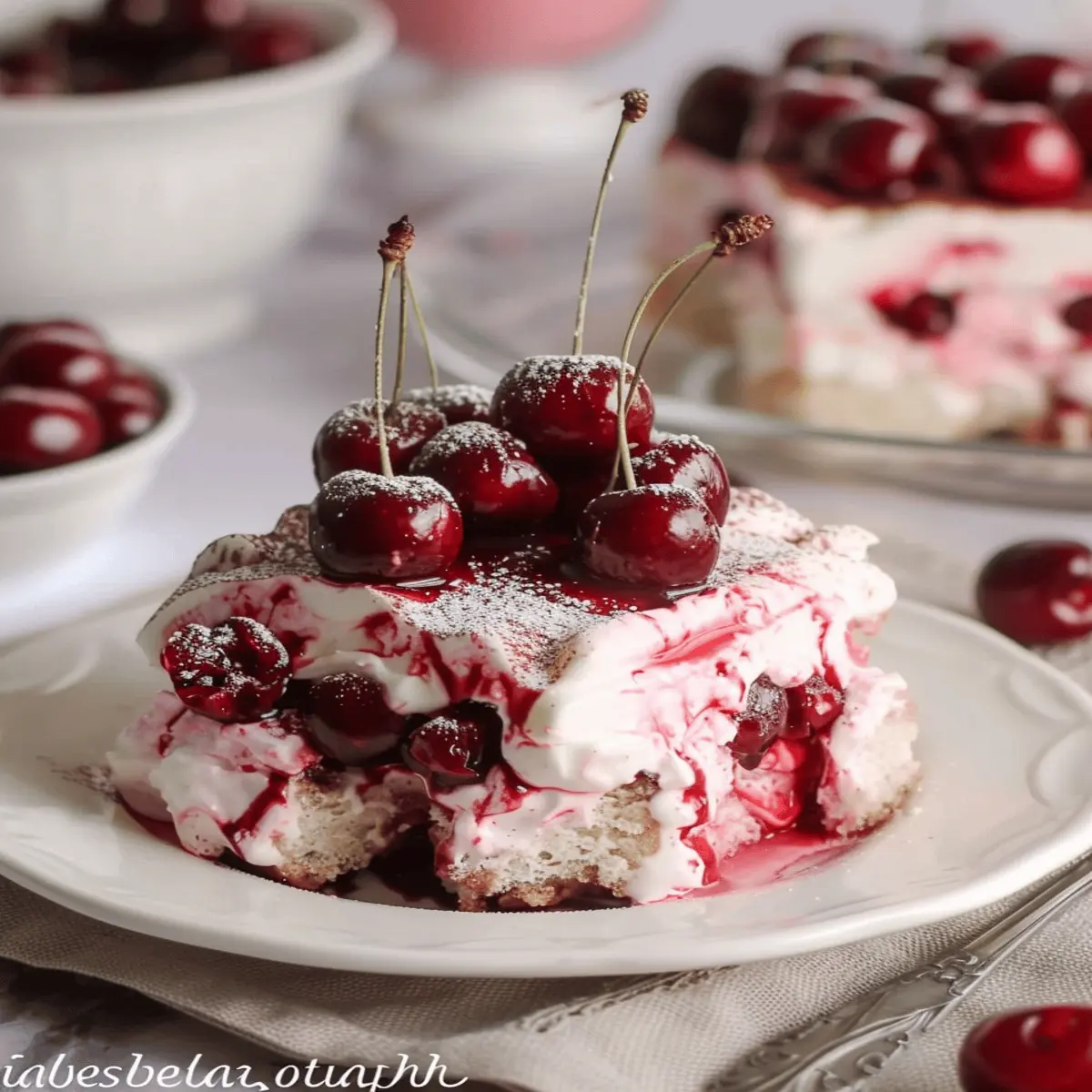 Cherry Amaretto Tiramisu: An Indulgent Twist on Classic Bliss