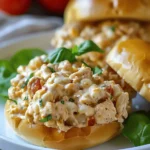 Chicken Alfredo Sloppy Joes