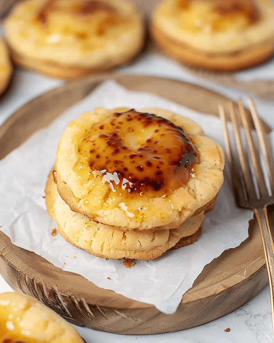 Crème Brûlée Cookies: Indulgent Treats to Satisfy Your Sweet Tooth