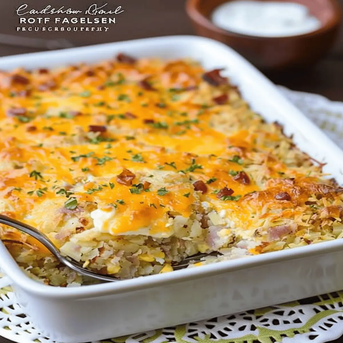 Cream Cheese Hash Brown Breakfast Casserole: Best Weekend Treat!