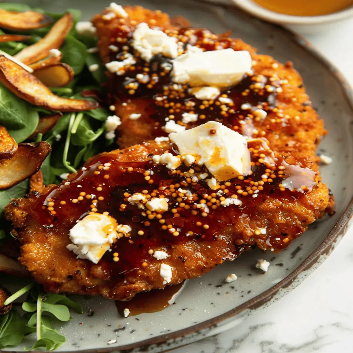 Crispy Hot Honey Feta Chicken: Irresistibly Delicious Delight