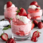 Easy Fresh Strawberry Mousse