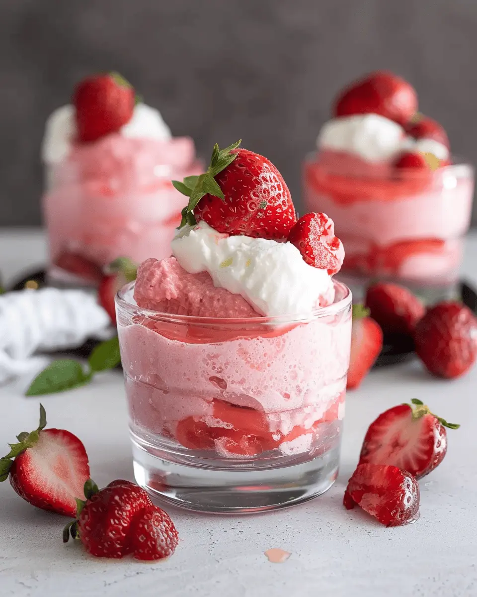 Easy Fresh Strawberry Mousse: A Delightfully Light Dessert