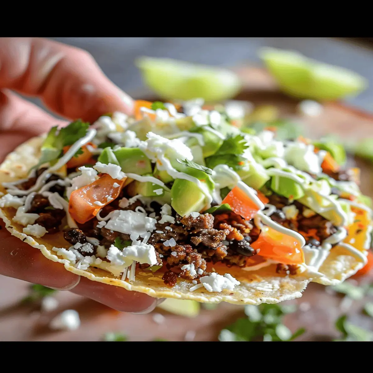 Easy Ground Beef Tostadas: Satisfy Your Cravings Tonight!