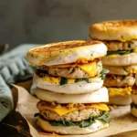 Freezer Friendly Breakfast Sandwiches