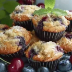 Fresh Cherry Muffins