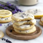 Glazed Lemon Lavender Cookies
