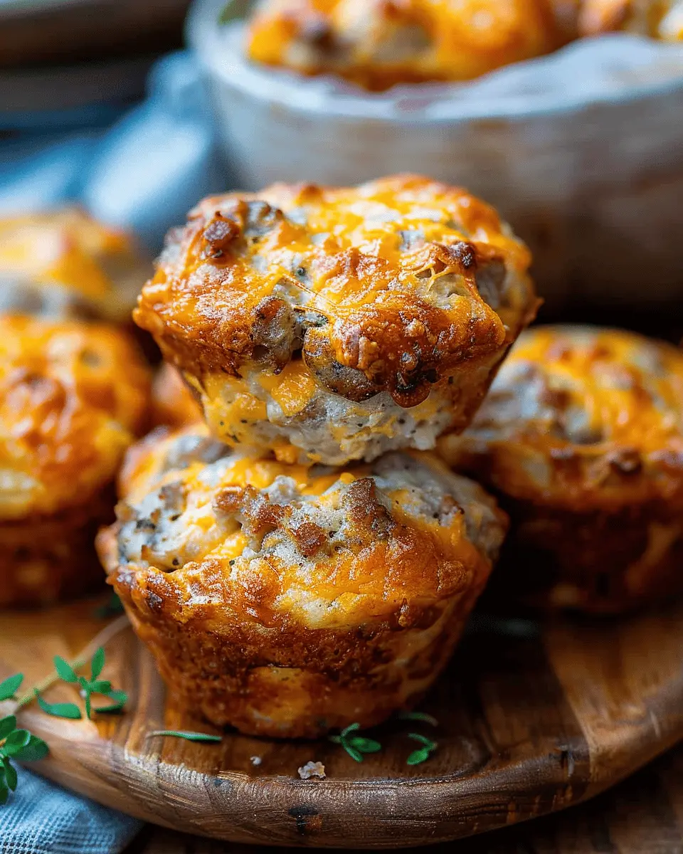 Good Cheesy Sausage Muffins: Easy Comfort Food Delight