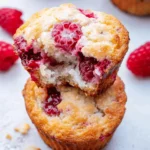 Greek Yogurt Raspberry Muffins