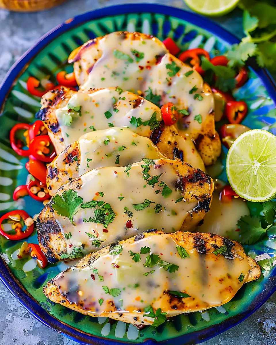 Grilled Salsa Verde Pepper Jack Chicken: Juicy Flavor for All