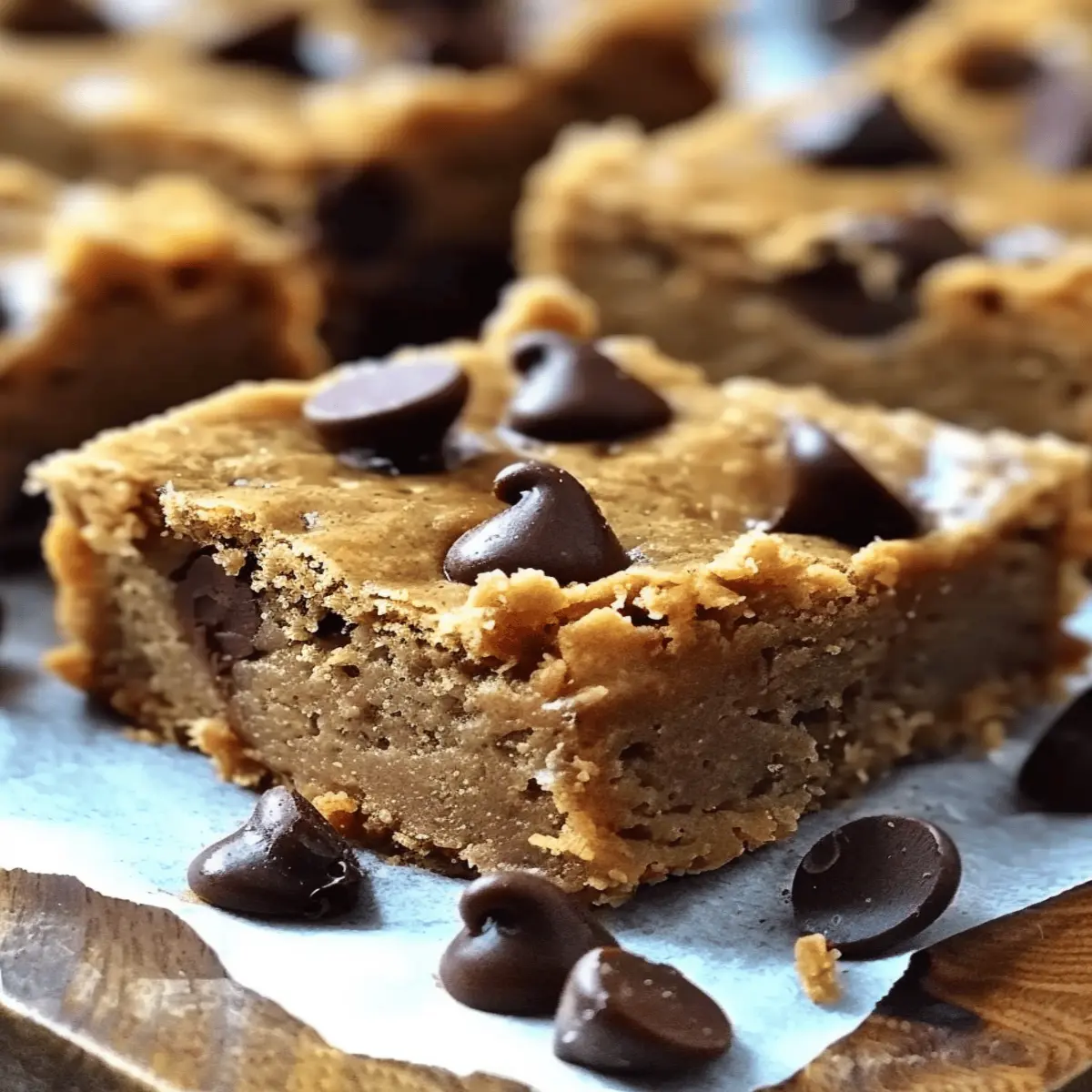 Healthy Peanut Butter Greek Yogurt Blissful Breakfast Blondies