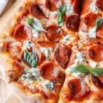 Hot Honey Pepperoni Ricotta Pizza