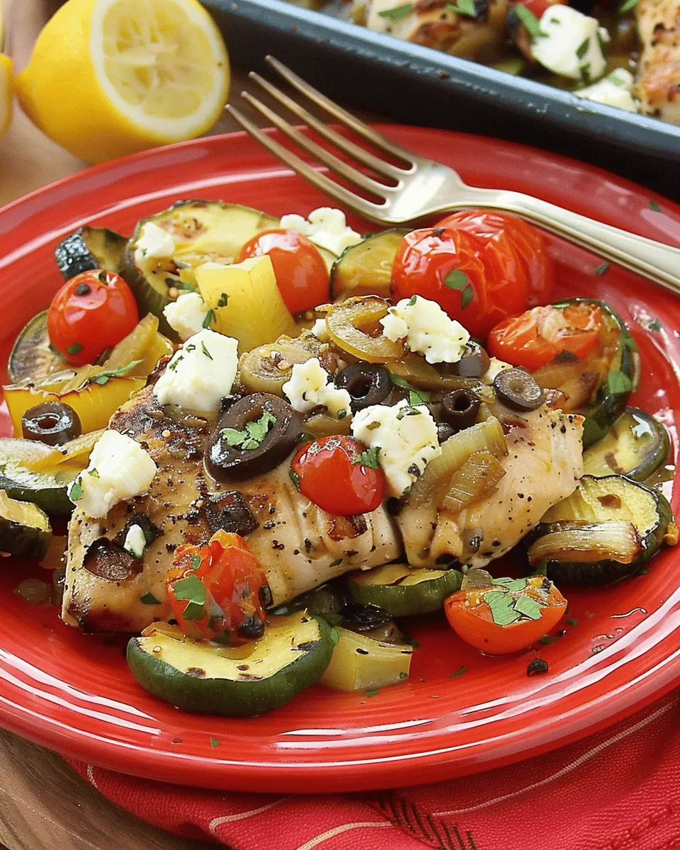 Mediterranean Chicken Bake: Easy One-Dish Wonder for Dinner