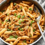 One Pot Creamy Cajun Chicken Pasta