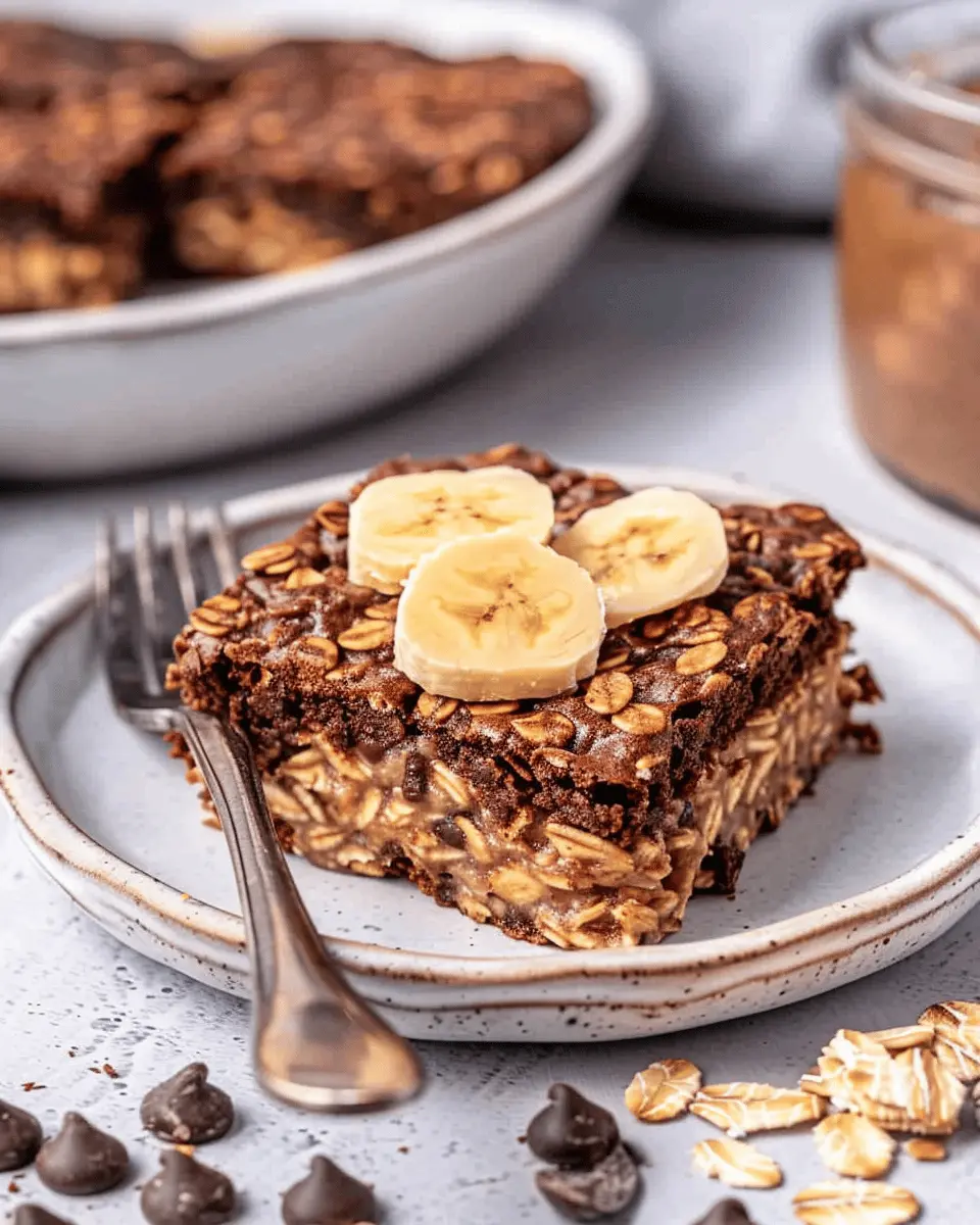Peanut Butter Brownie Baked Oatmeal: A Cozy, Indulgent Delight