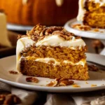 Pumpkin Cake with Cream Cheese Frosting