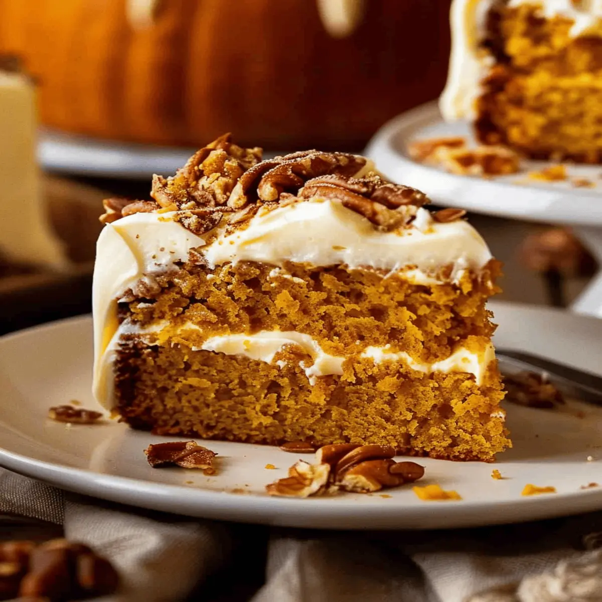 Pumpkin Cake with Cream Cheese Frosting You Can’t Resist!
