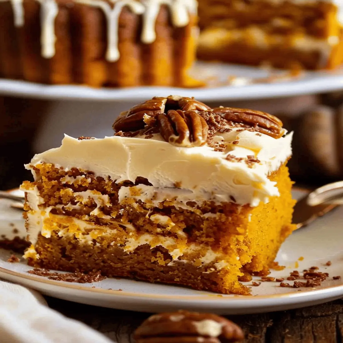 Pumpkin Cake with Cream Cheese Frosting: The Ultimate Fall Indulgence