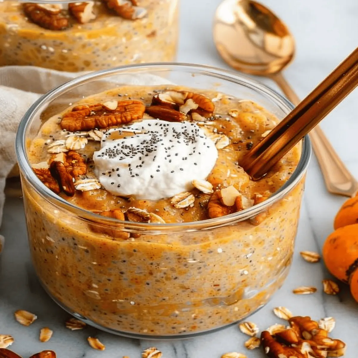 Pumpkin Pie Overnight Oats: Indulgent Fall Breakfast Bliss