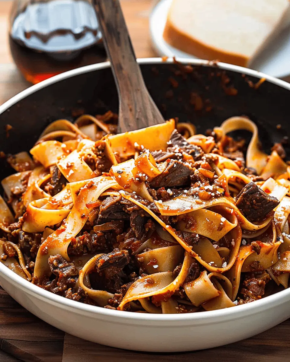 Short Rib Ragu with Pappardelle: Indulgent Homemade Bliss