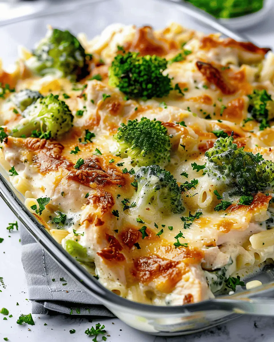 Keto Chicken Alfredo: Indulgent Broccoli & Turkey Bacon Delight