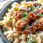 Honey Pepper Chicken Mac and Cheese