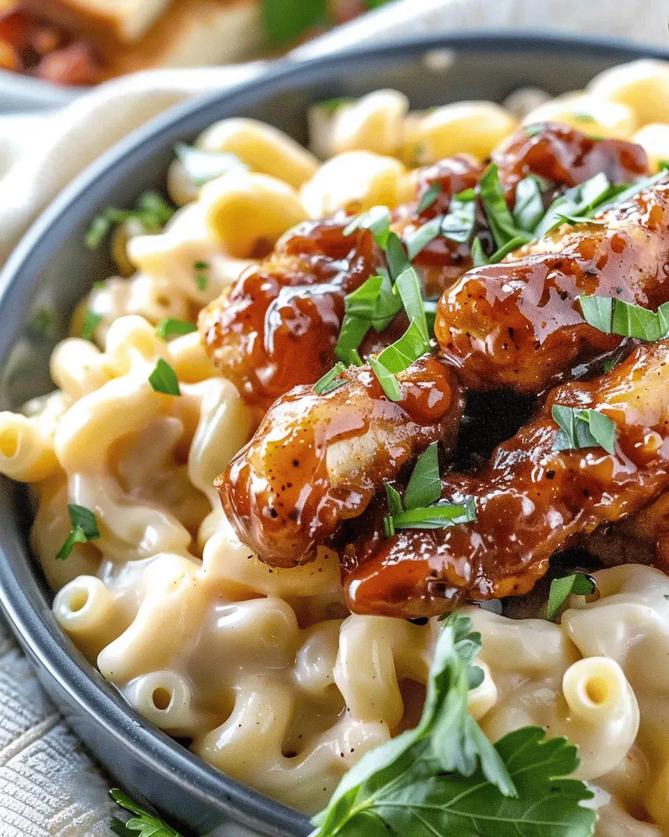 Honey Pepper Chicken Mac and Cheese: A Comforting Indulgence