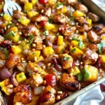 Sheet Pan Hawaiian Chicken