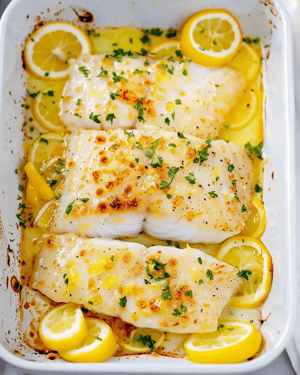 Baked Lemon Butter Cod: Easy Family-Friendly Delight to Savor