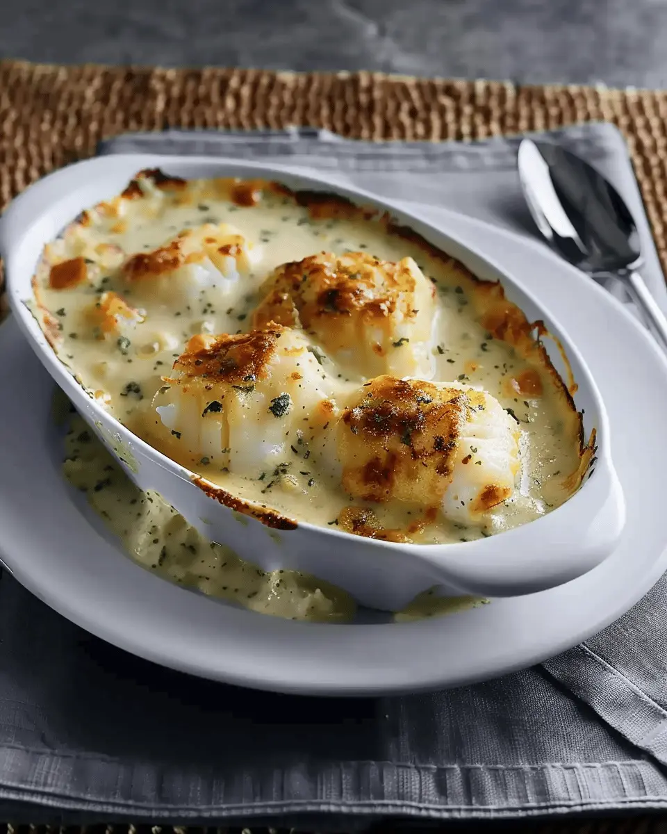 Creamy Cod and Potato Gratin: An Easy Comfort Food Delight