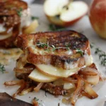 Apple and French Onion Grilled Cheese