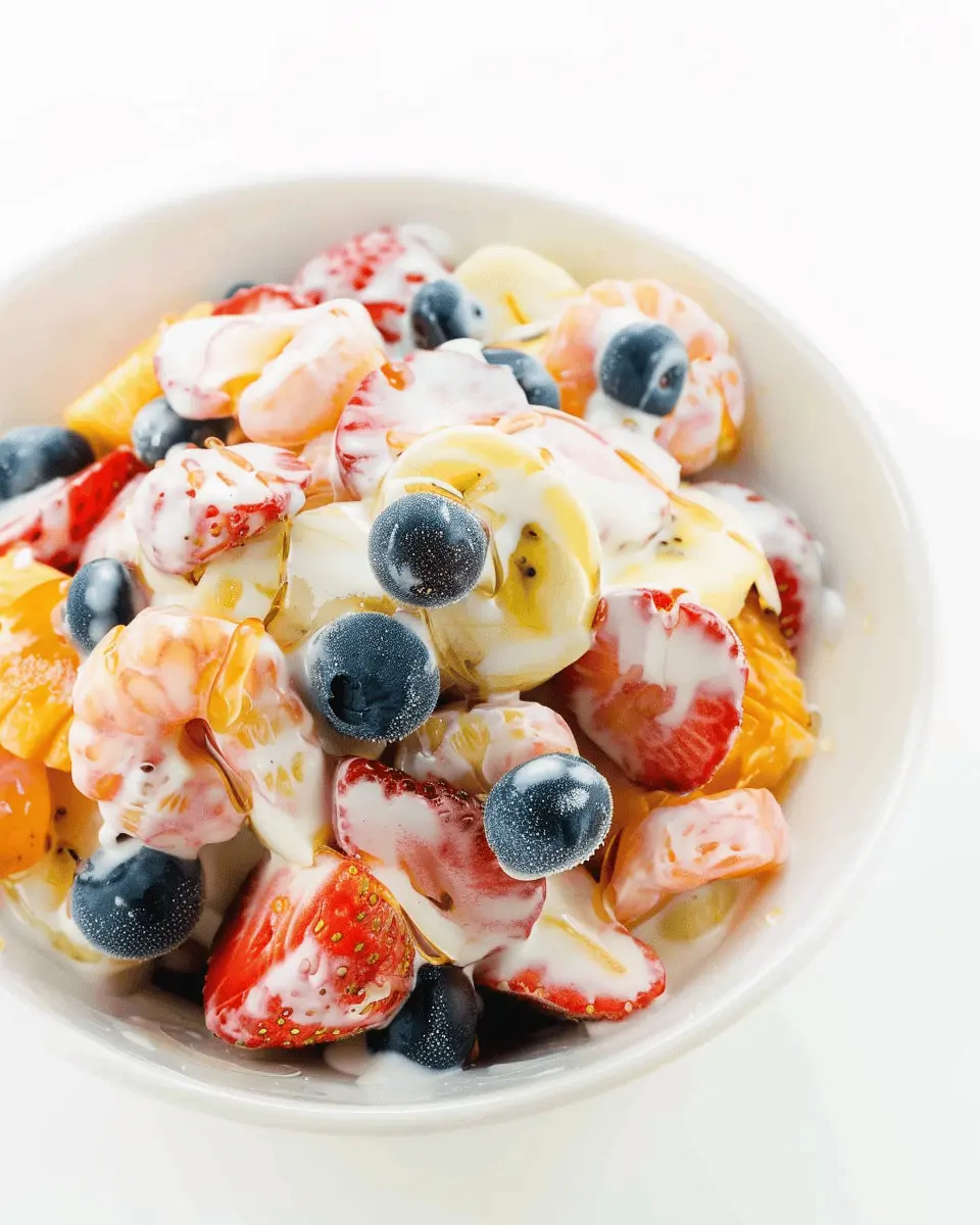 Fruit Salad with Honey Yogurt Dressing: A Refreshing Twist for You
