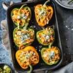 Buffalo Chicken Stuffed Peppers