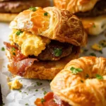 Killer Maple Mustard Croissant Breakfast Sandwiches